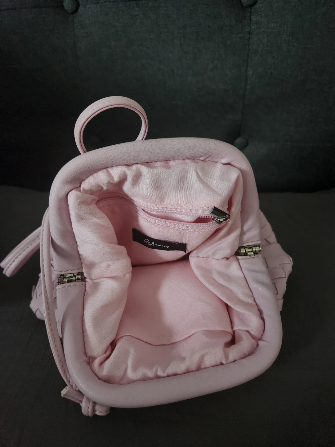 Like new Pink Woven Clutch Bag - photo 3