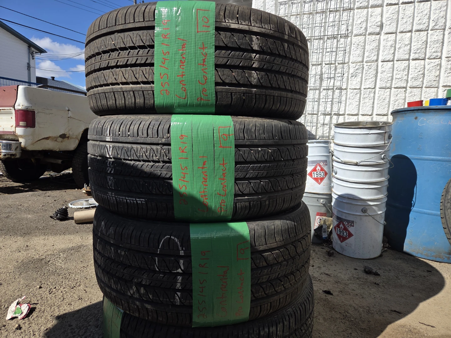Continental Pro Contact Tires 255/45R19