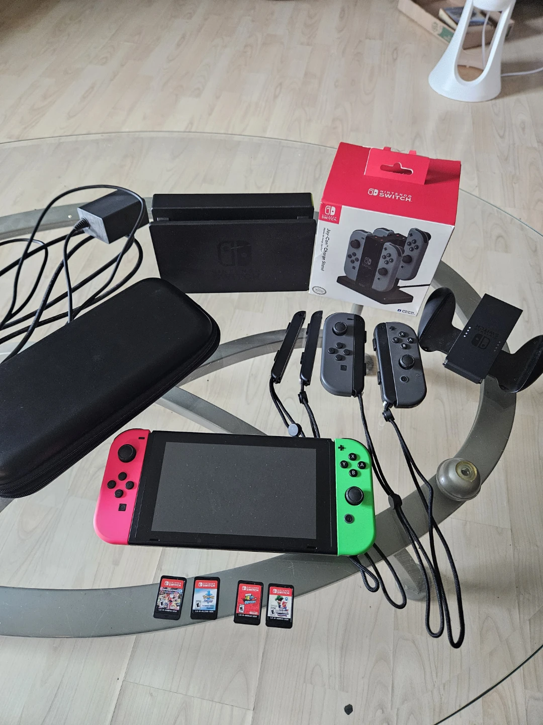 Nintendo Switch Bundle with 4 Games