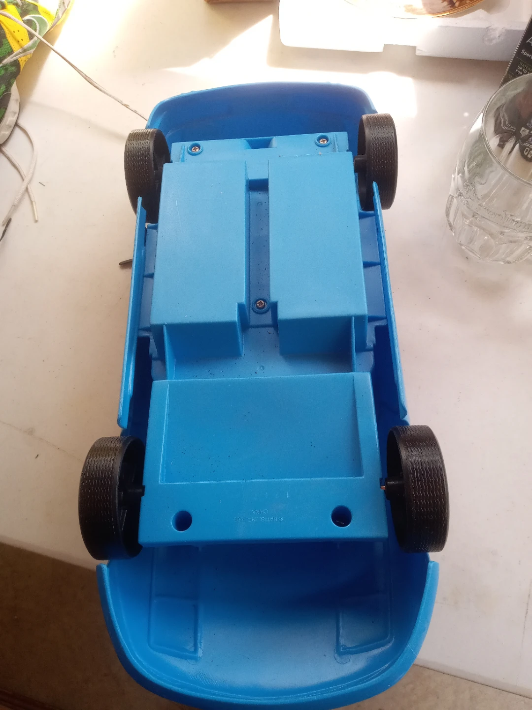 Vintage Blue Barbie Convertible Toy Car - photo 5