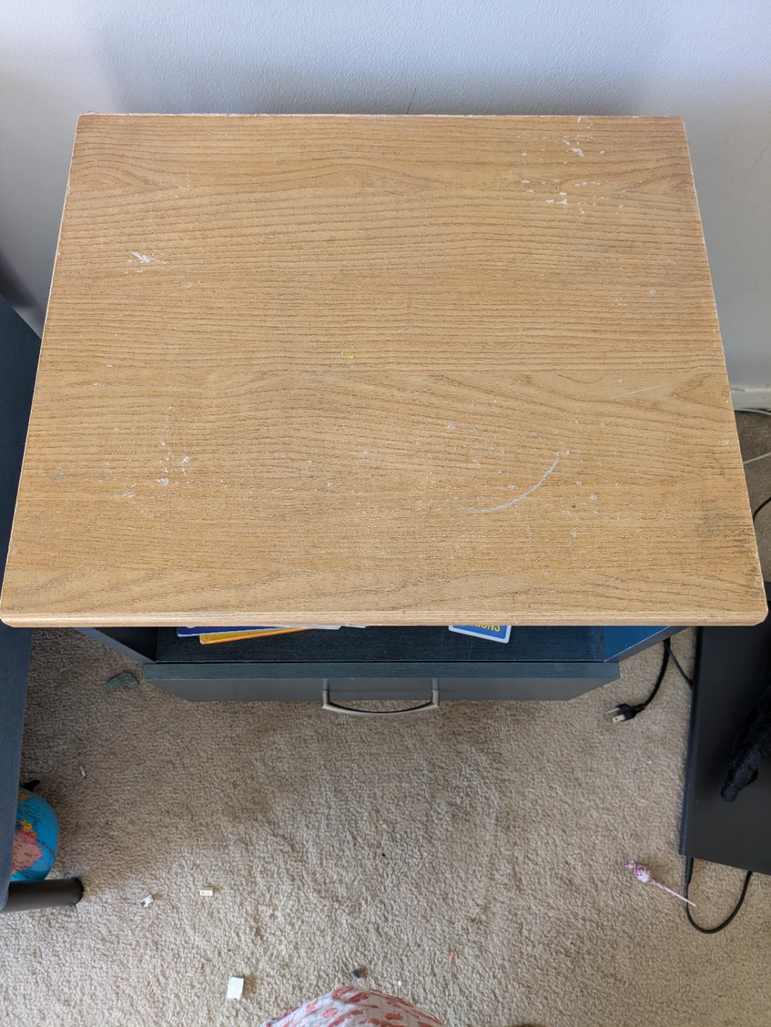 Two-Tone Nightstand with Drawer - photo 2