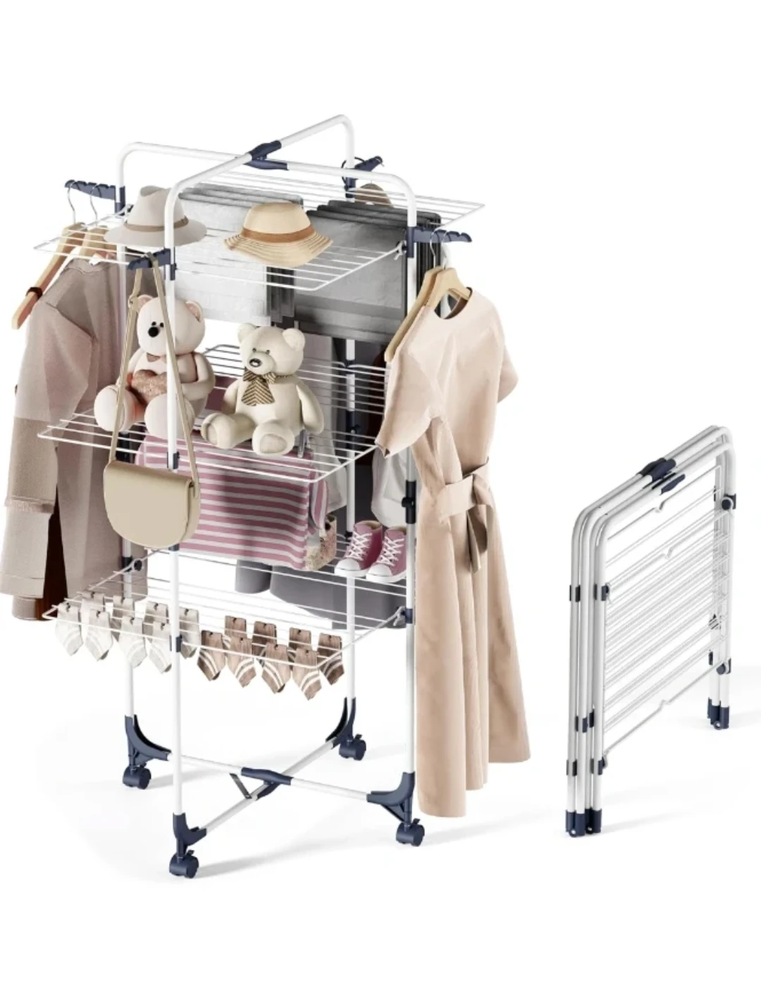 Expandable Rolling Drying Rack - photo 2