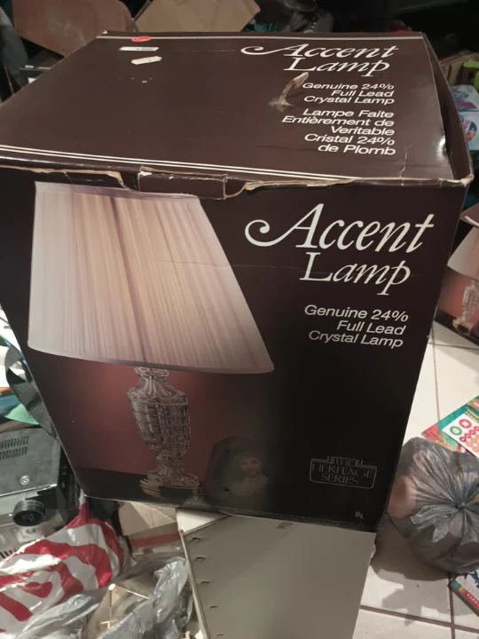 Accent Lamp Genuine 24% Full Lead Crystal Lamp - photo 2