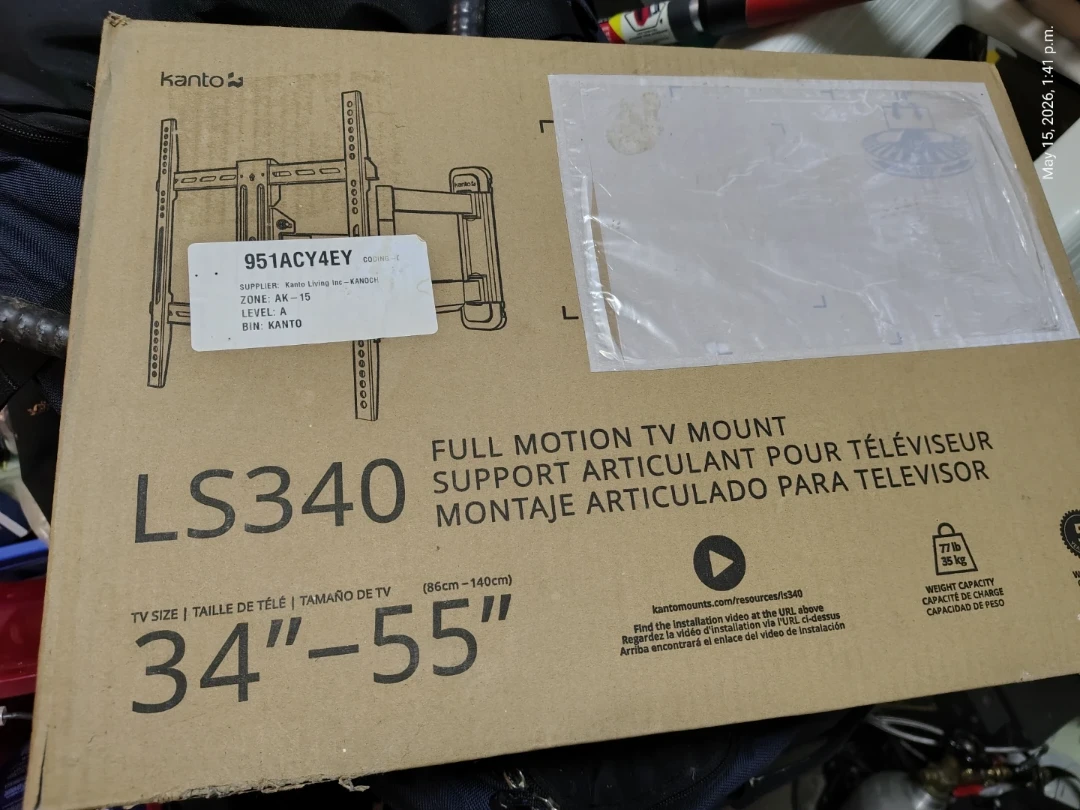 Kanto Premium 34 -55 Inch Full Motion TV Wall Mount