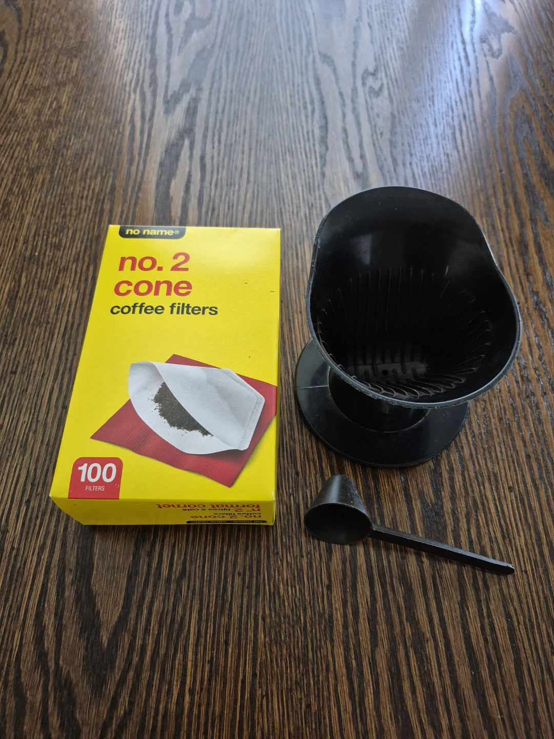 Coffee Brewing Set: pour-over cone, filters and spoon - photo 4