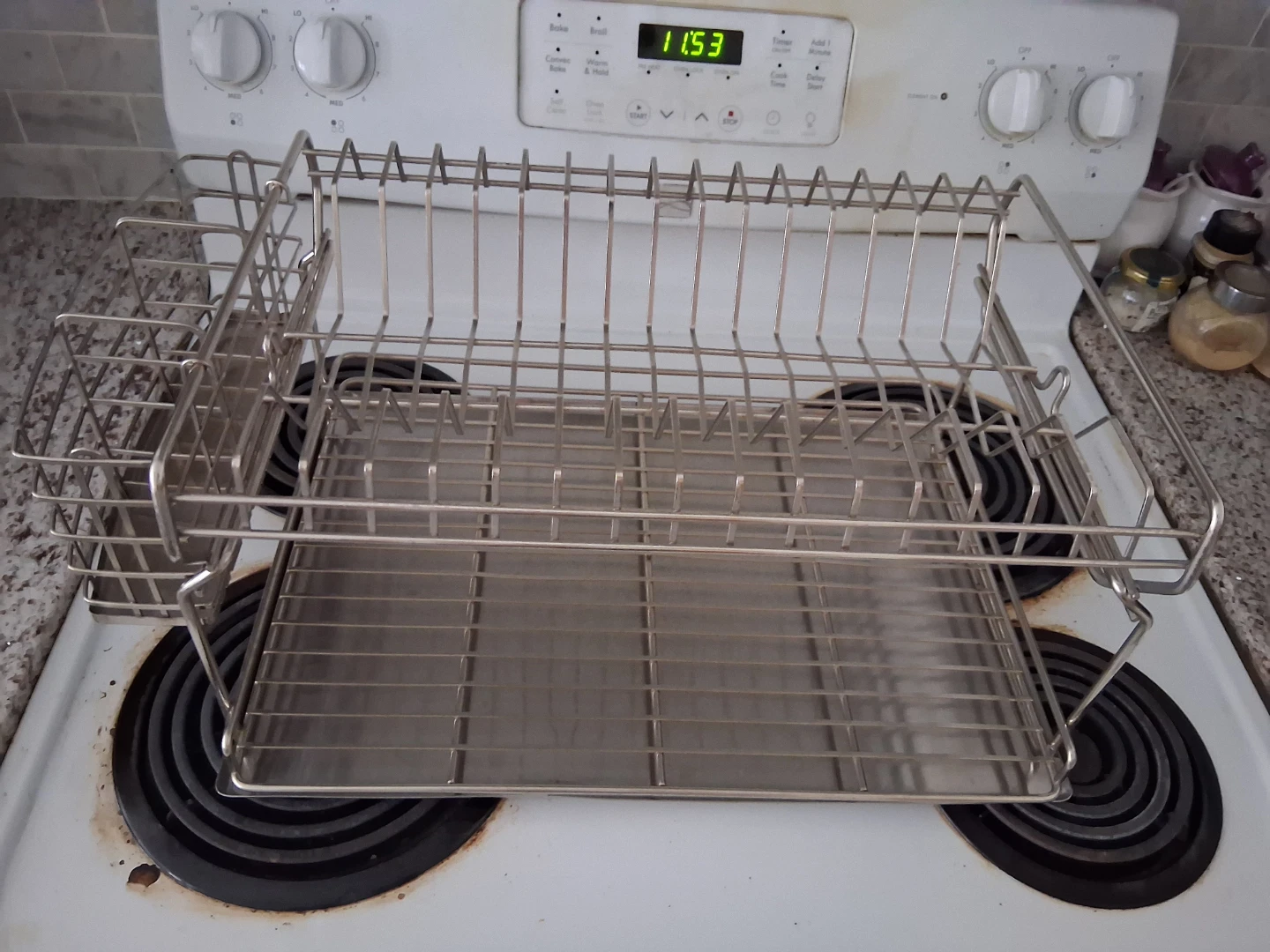 Stainless Steel Dish Drying Rack with Tray