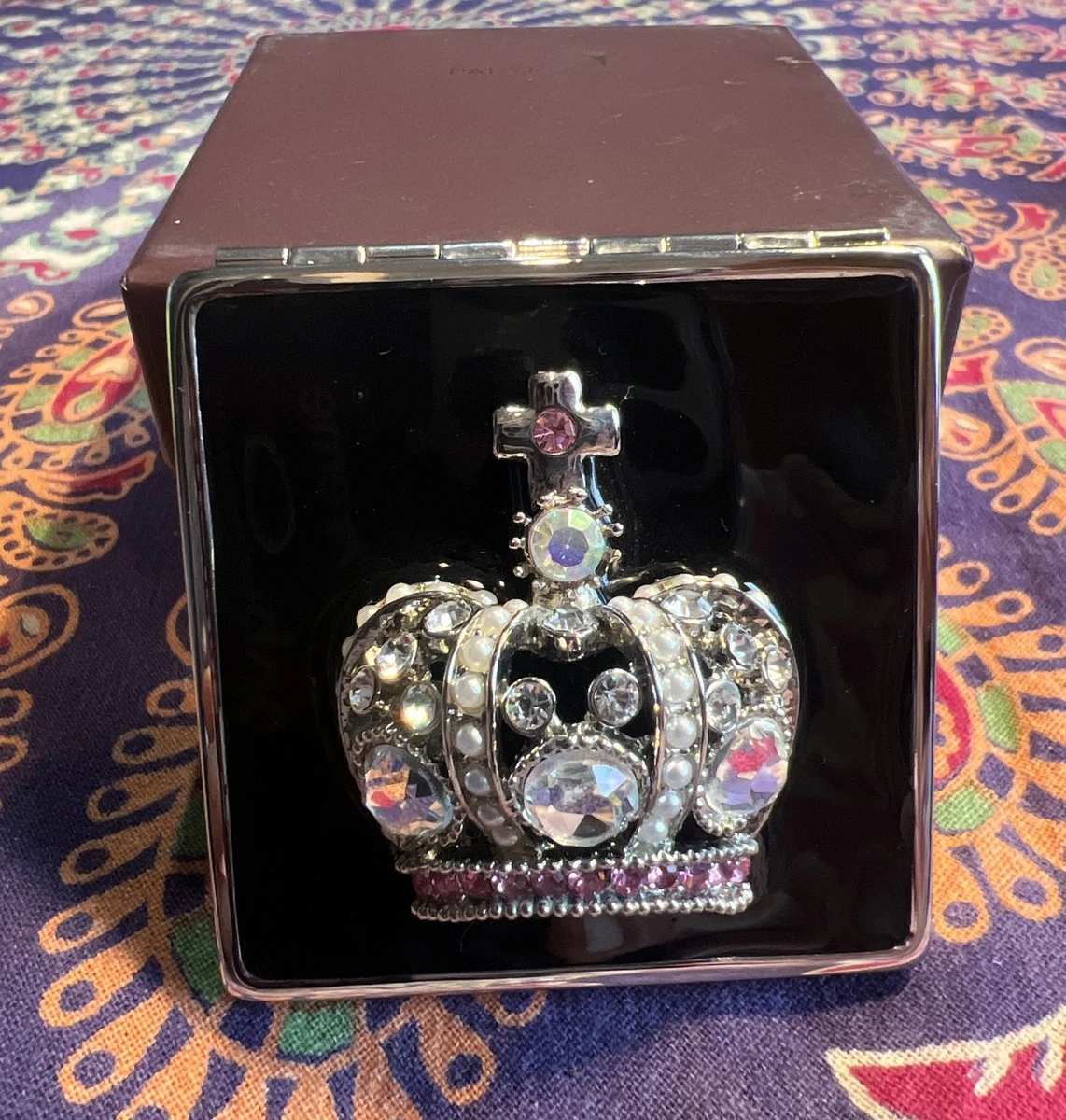 Jeweled Crown Compact Mirror