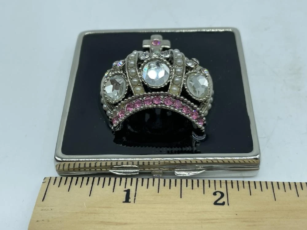 Jeweled Crown Compact Mirror - photo 2