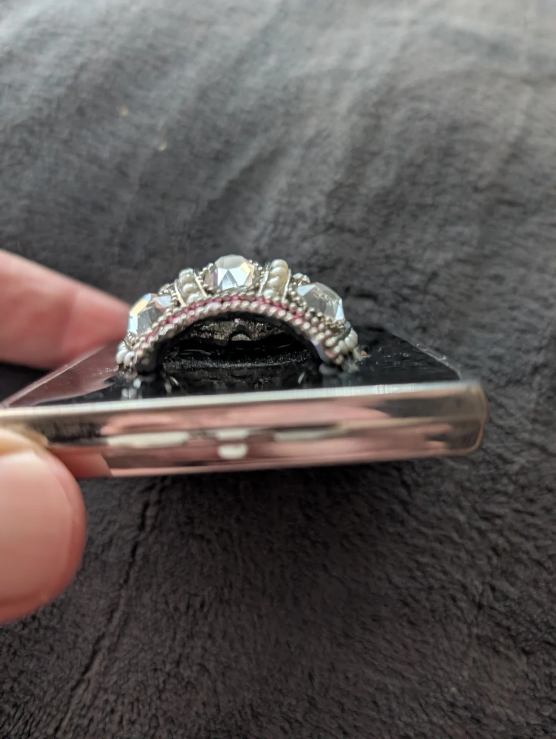 Jeweled Crown Compact Mirror - photo 4