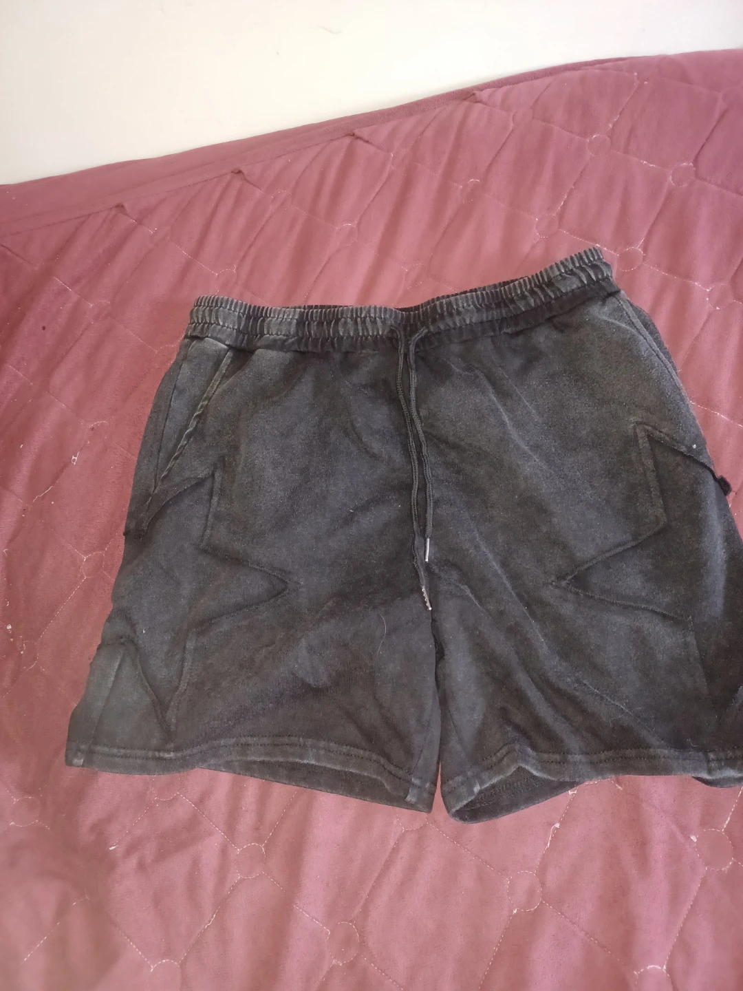 Romwe Black Star Print Shorts Size M - photo 2