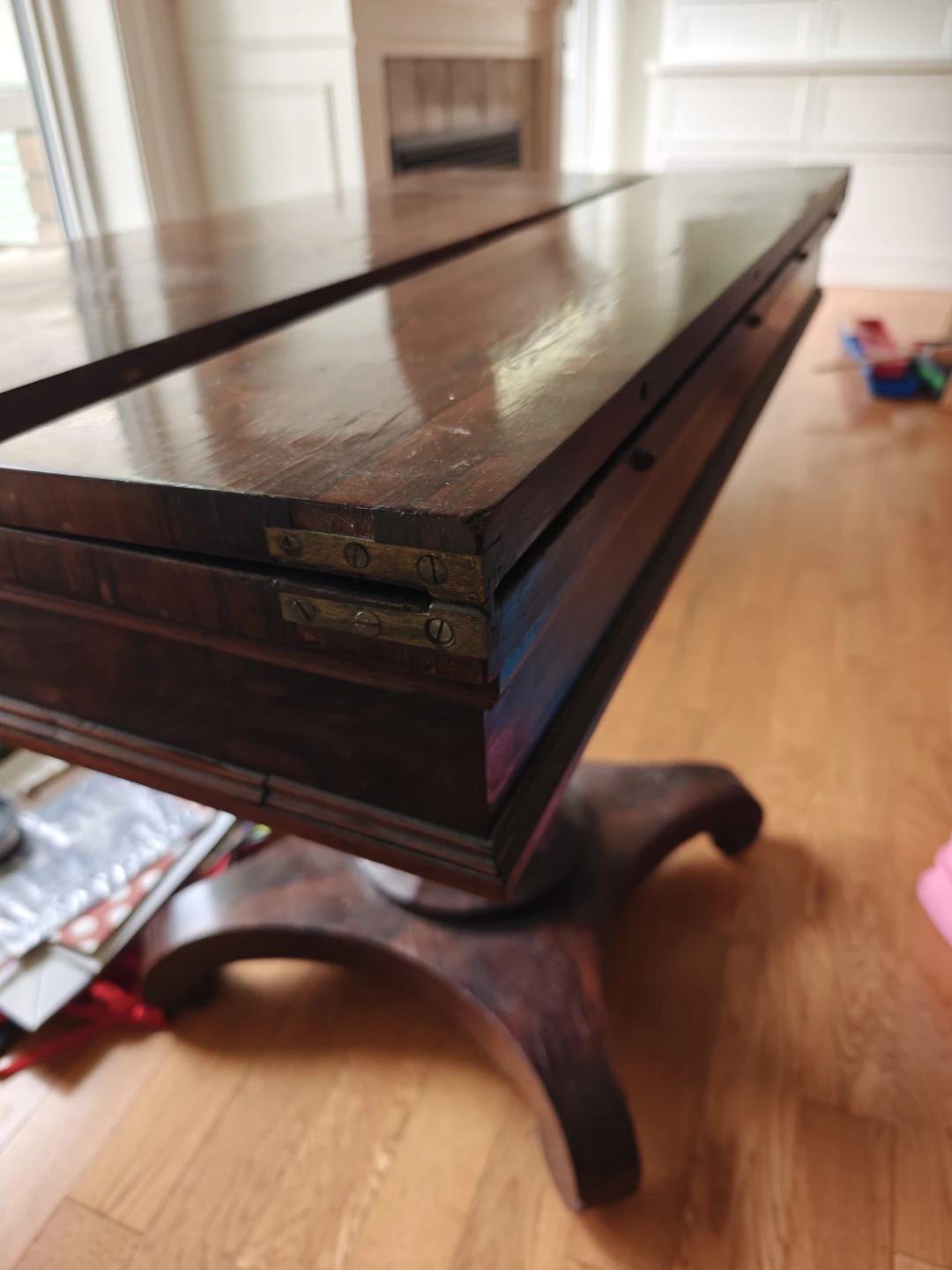 Antique Extendable Games Table