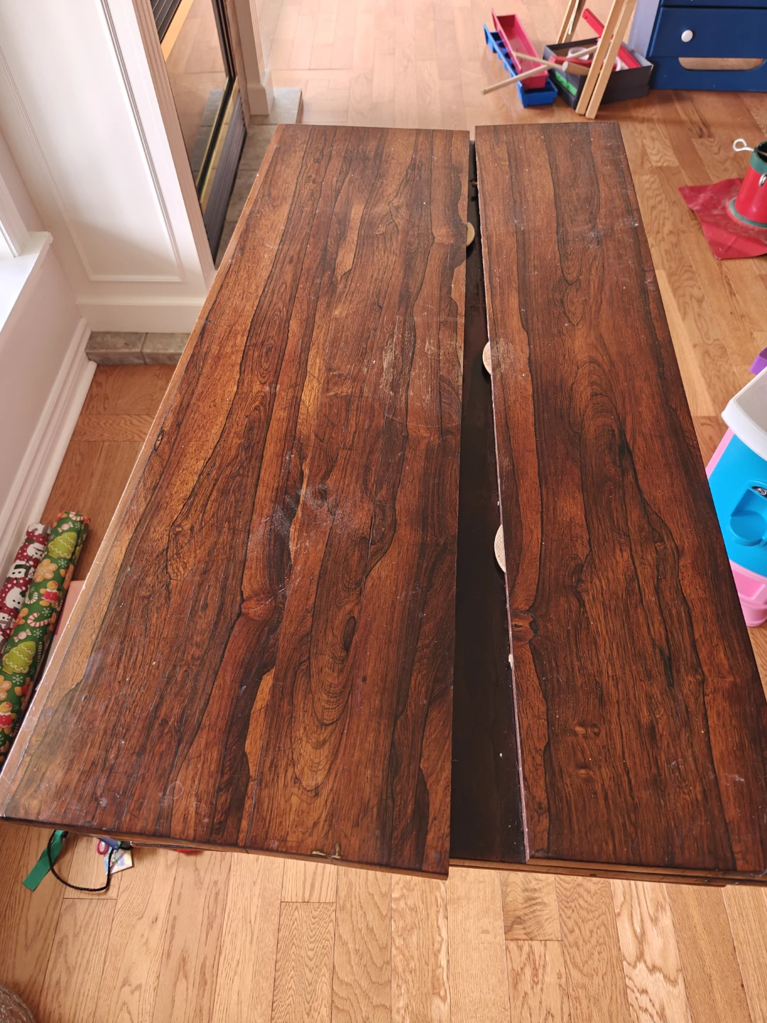 Antique Extendable Games Table - photo 2