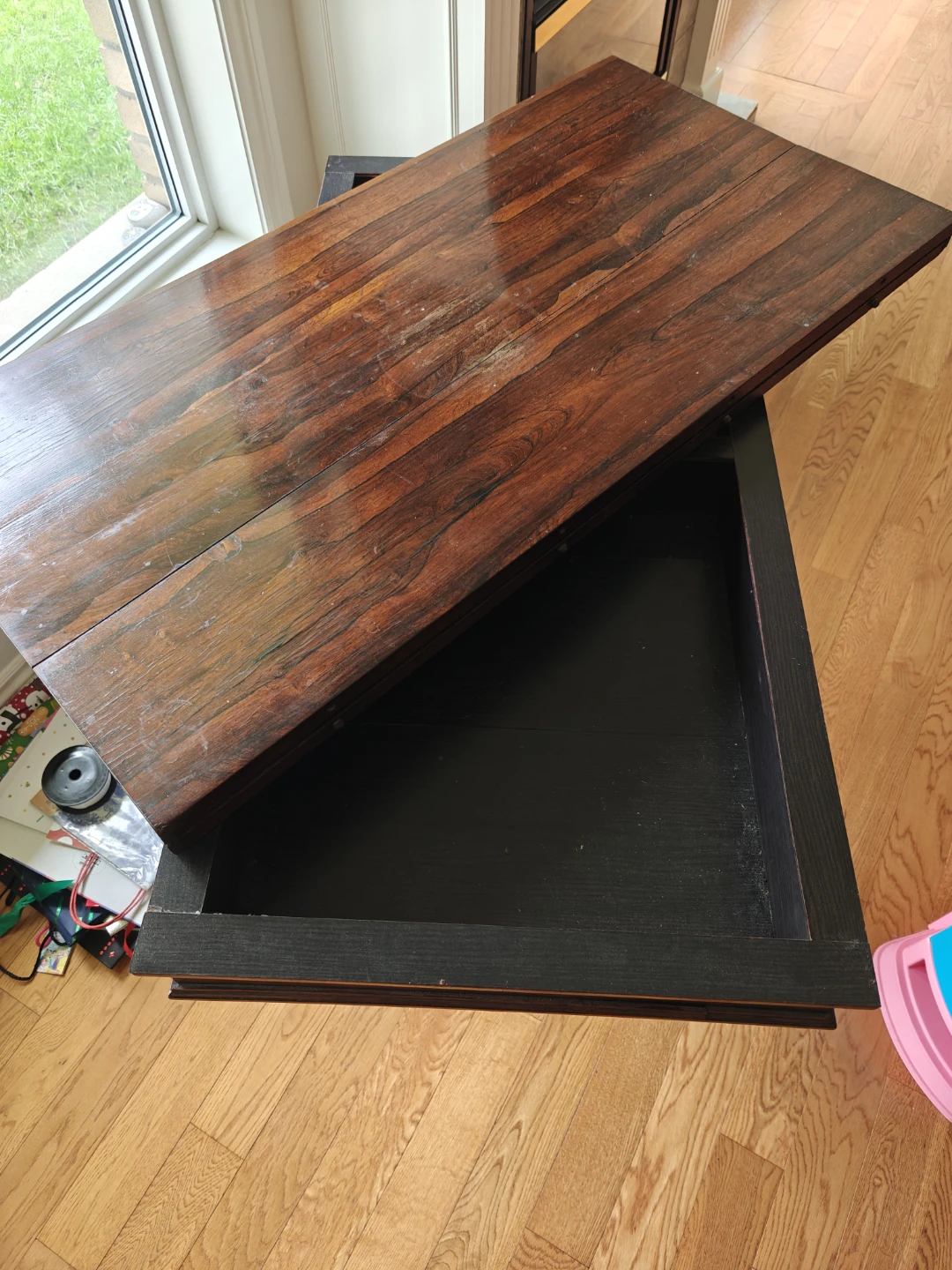Antique Extendable Games Table - photo 4