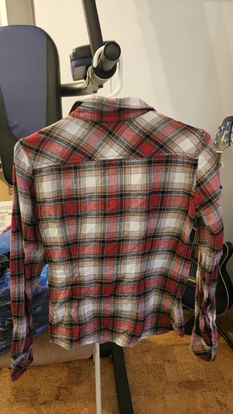 TNA "Tried & Tested" Plaid Flannel Shirt - Size XS - photo 2