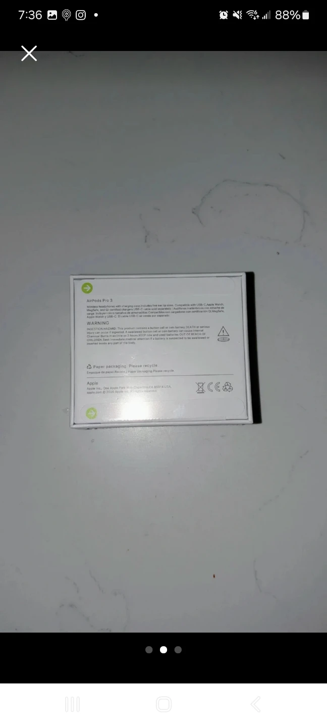 [Brand New] Apple AirPods Pro 3rd Gen SEALED!!! - photo 3