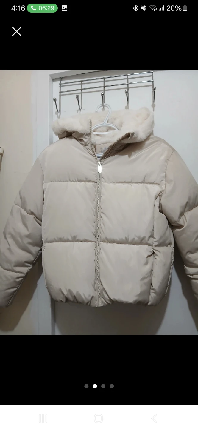 Puffer Jacket and Vest set  - Cream - M (10/11)