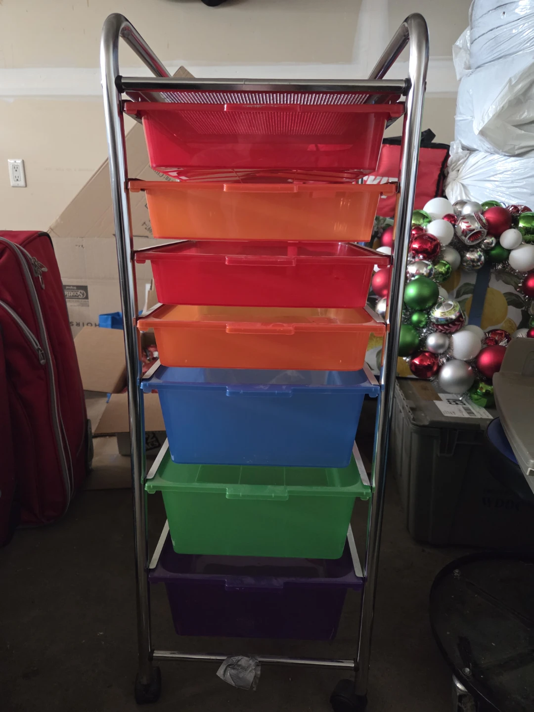 7-Drawer Rolling Storage Cart