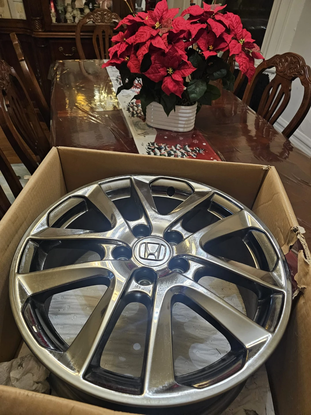 New chrome 17 inch oem Honda rims wheels 5x114.3 5x115