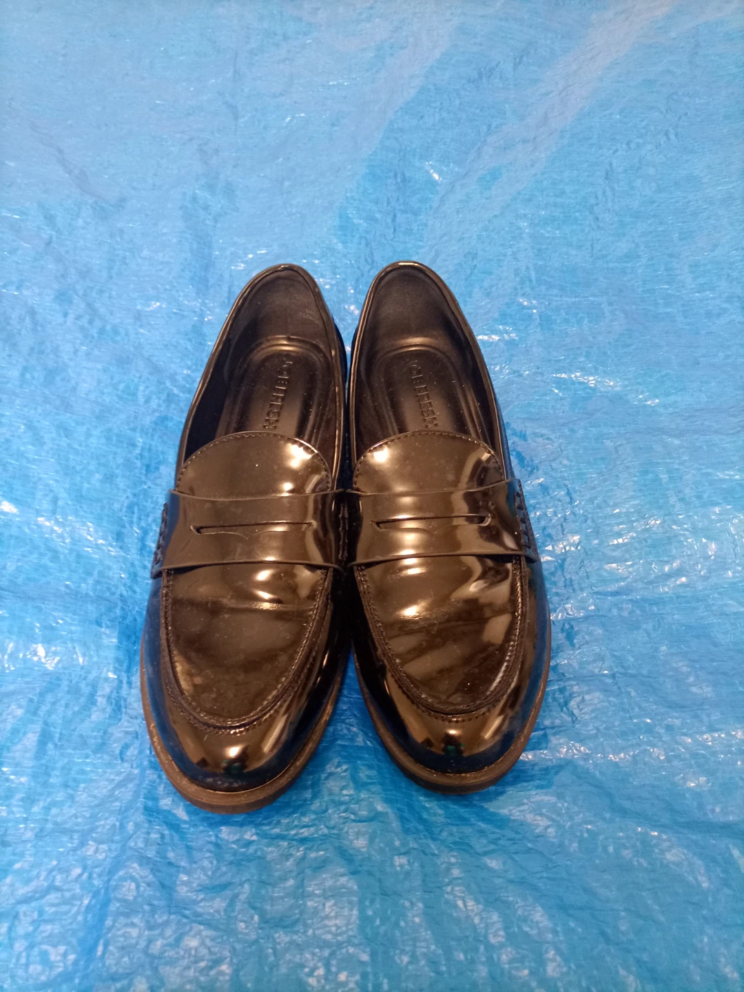 Joe Fresh Black Patent Loafers Size 7