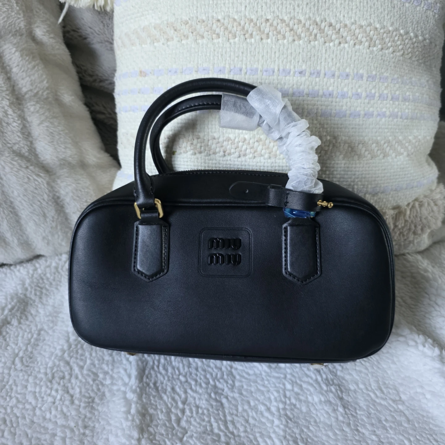 Miu Miu Black Leather Handbag