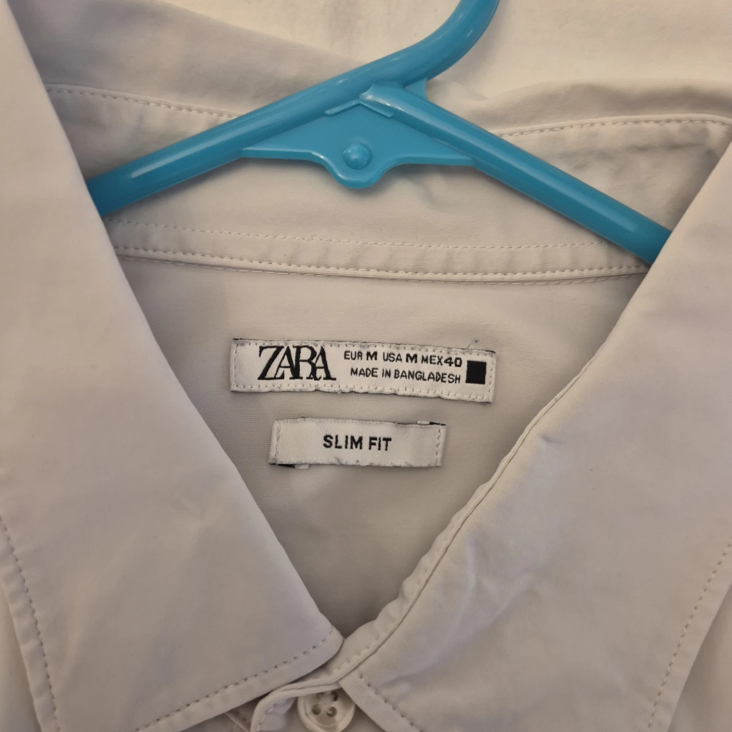 Zara Slim Fit Button-Up Shirt - Men's Medium - photo 3