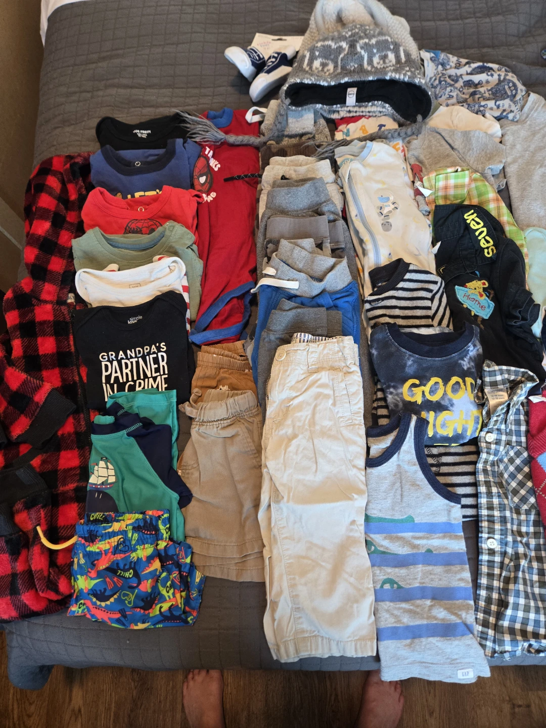 12 - 24 M Toddler Boys Clothes Bundle (Various Brands) - photo 3