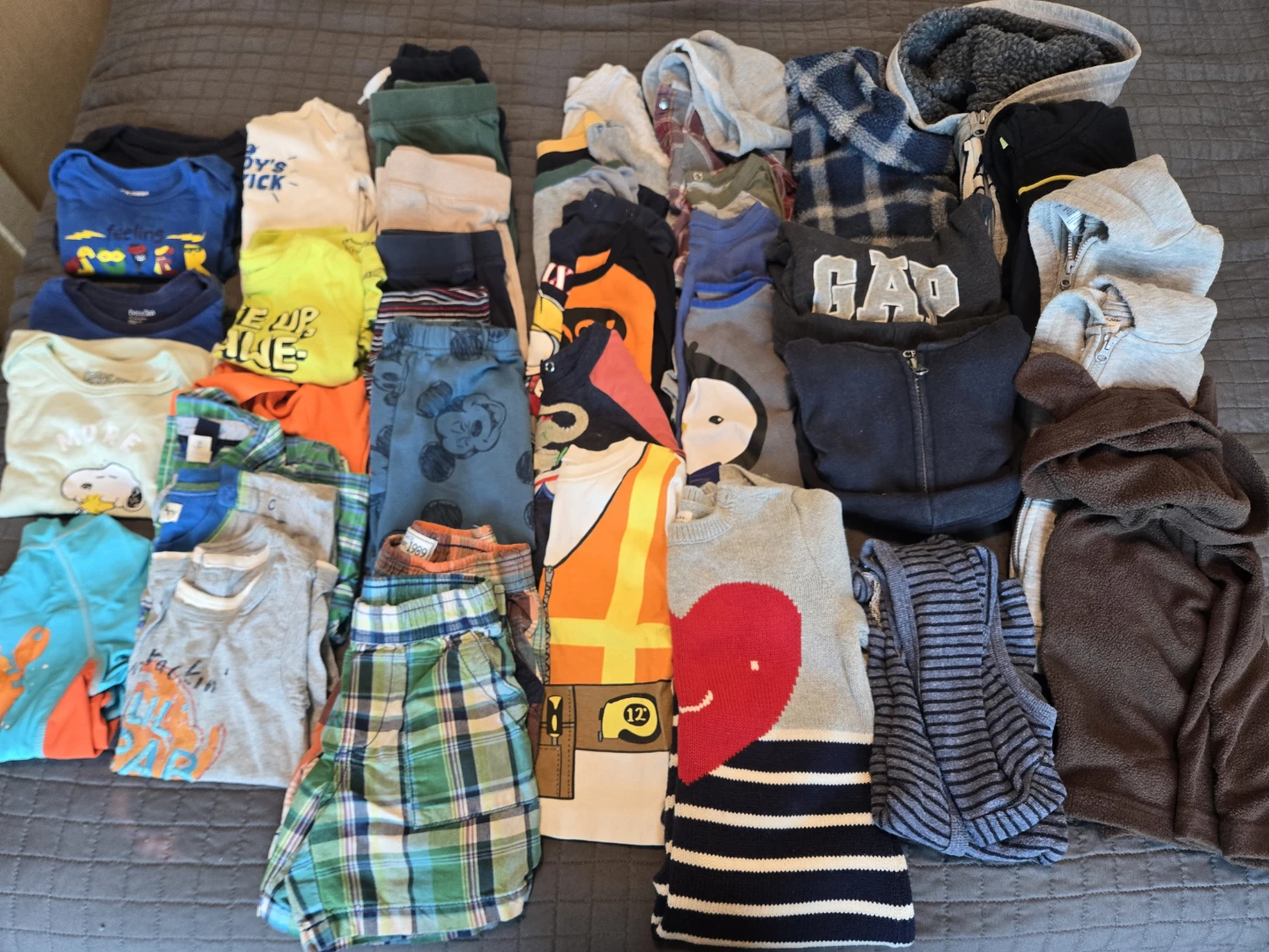 12 - 24 M Toddler Boys Clothes Bundle (Various Brands) - photo 5