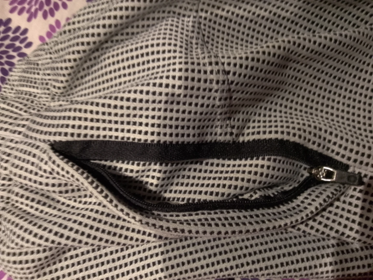 Grey pants with grid pattern - photo 3