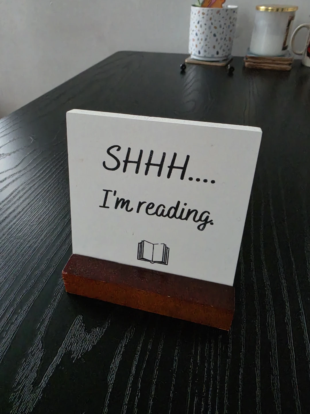 Bookish sign