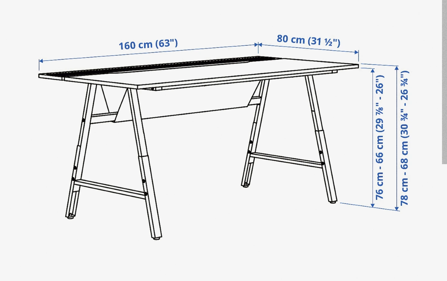 IKEA Gaming Desk with Adjustable Height - photo 5