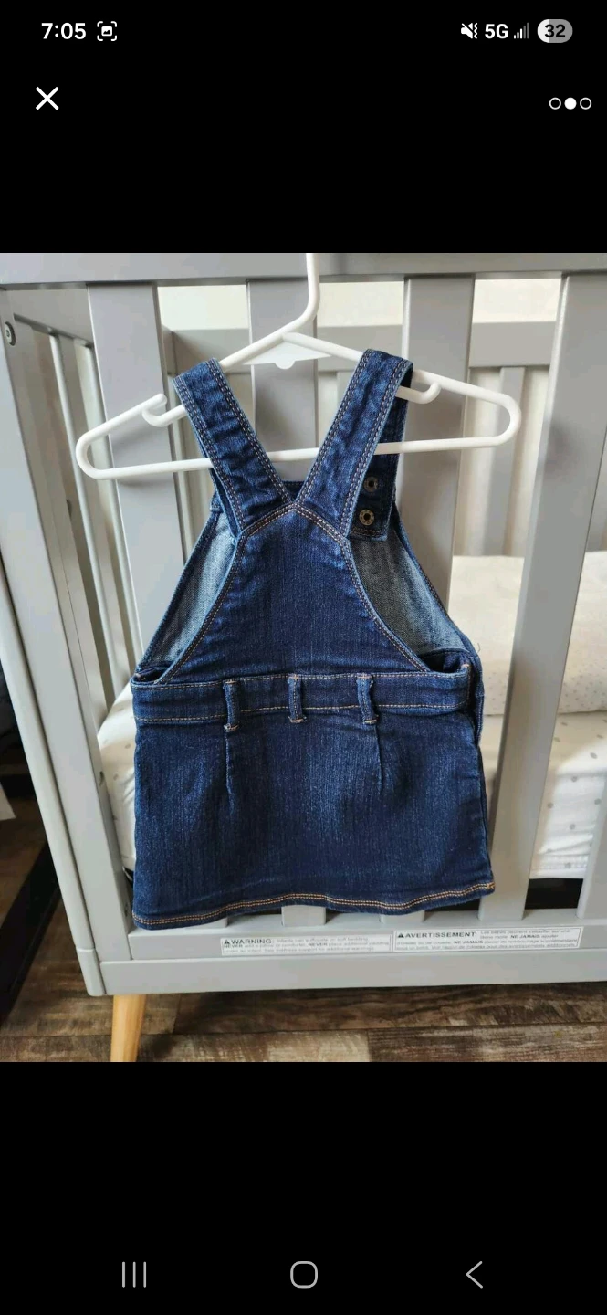 12-18 month Overall jean dress - photo 2