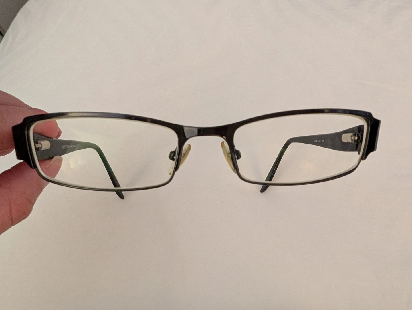 Jimmy Choo Black Rectangle Eyeglasses with Case - photo 2