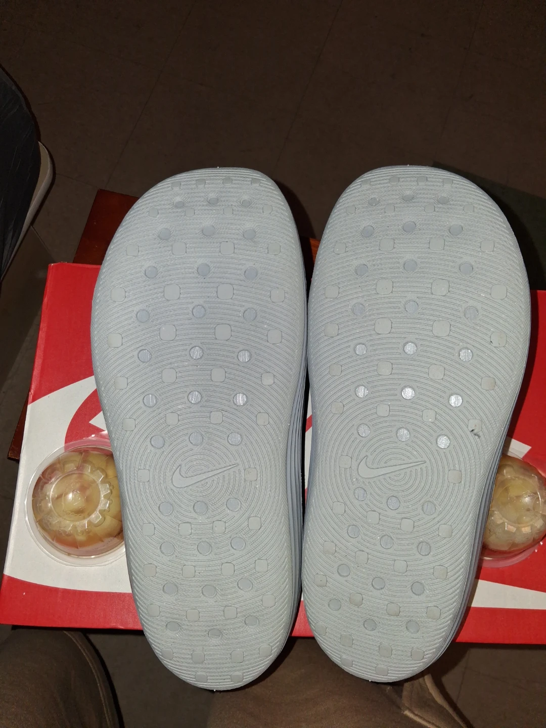 Nike ReactX Scarpa Slide Light Grey Sandals - photo 5