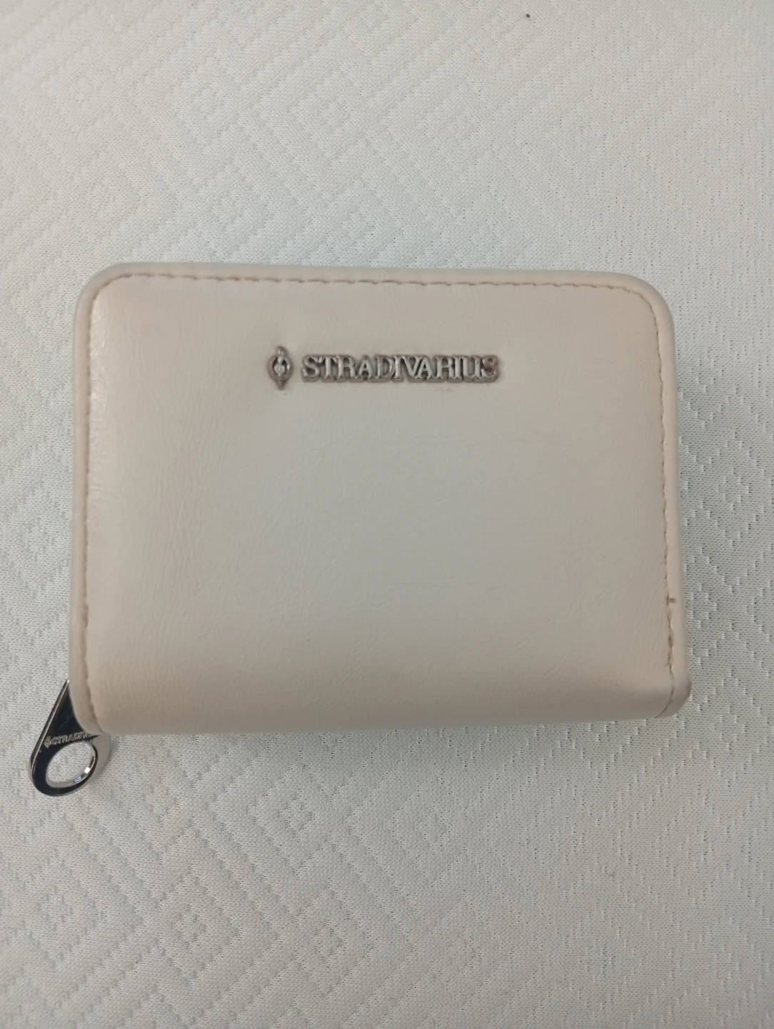 Stradivarius Cream Bi-fold Wallet