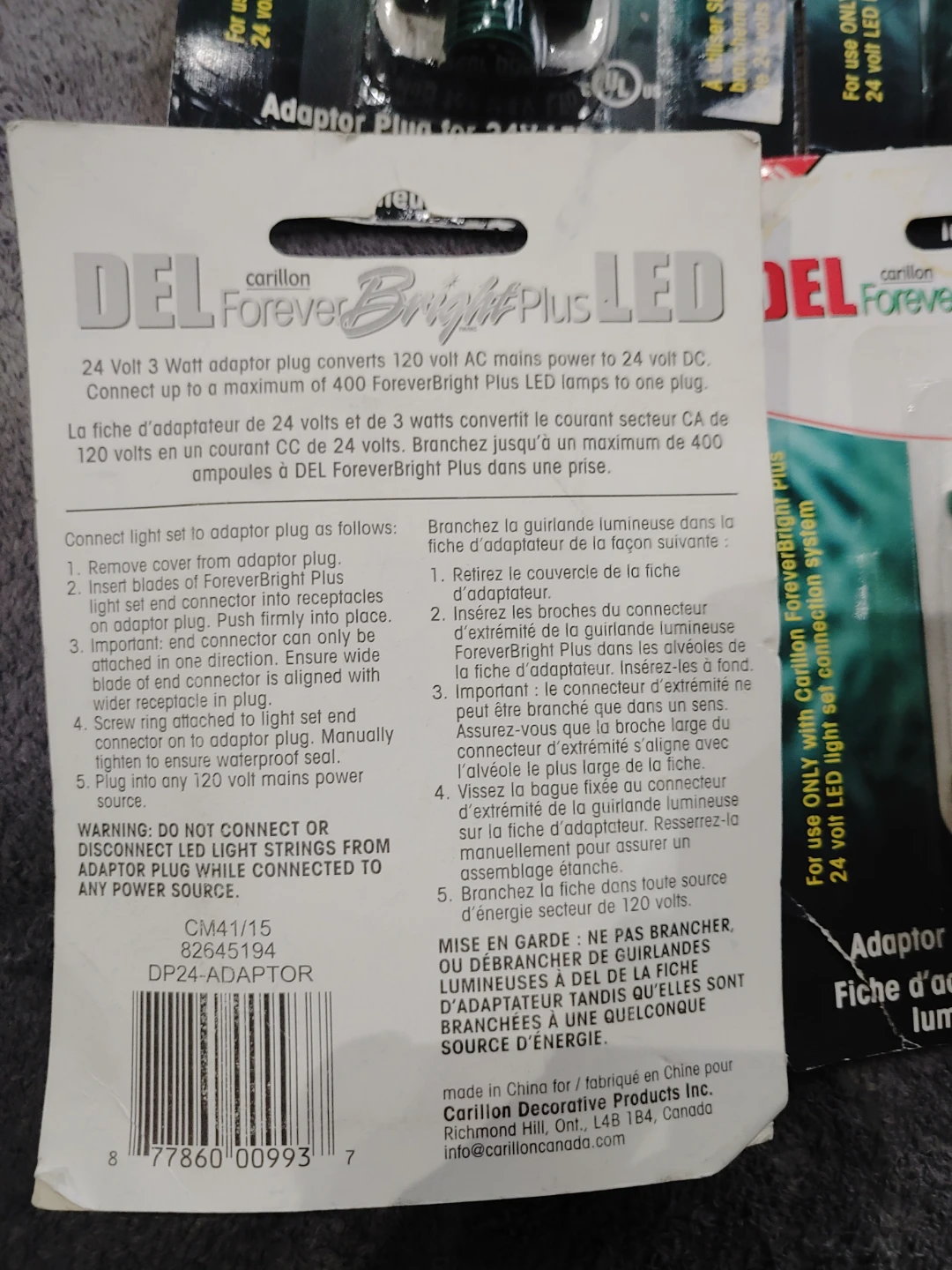 DEL Forever Bright Plus LED 24V Adaptor Plugs (4 Count) - photo 2
