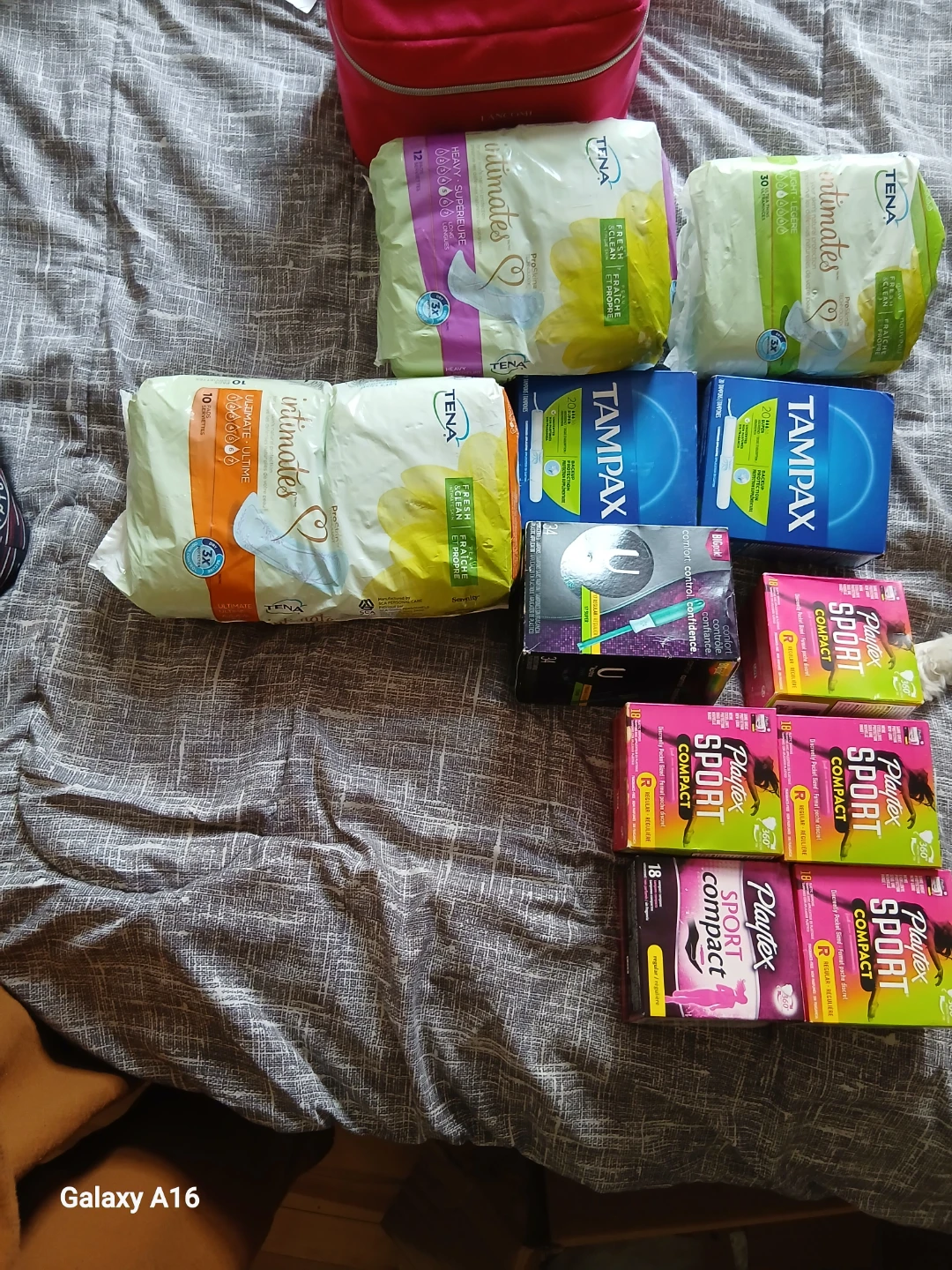 Pads, tampons and pose
