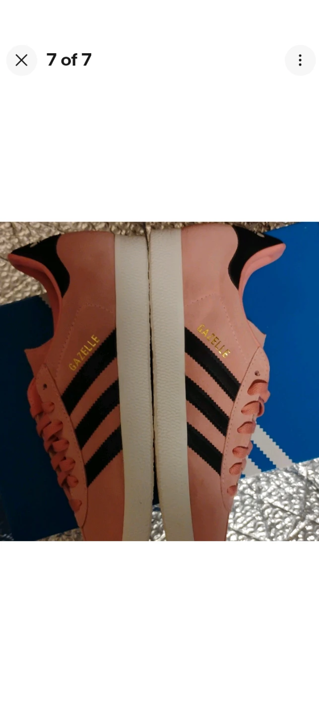 Adidas Gazelle Glow Pink Aurora Black Suede Sneakers Size 8M 9W - photo 3
