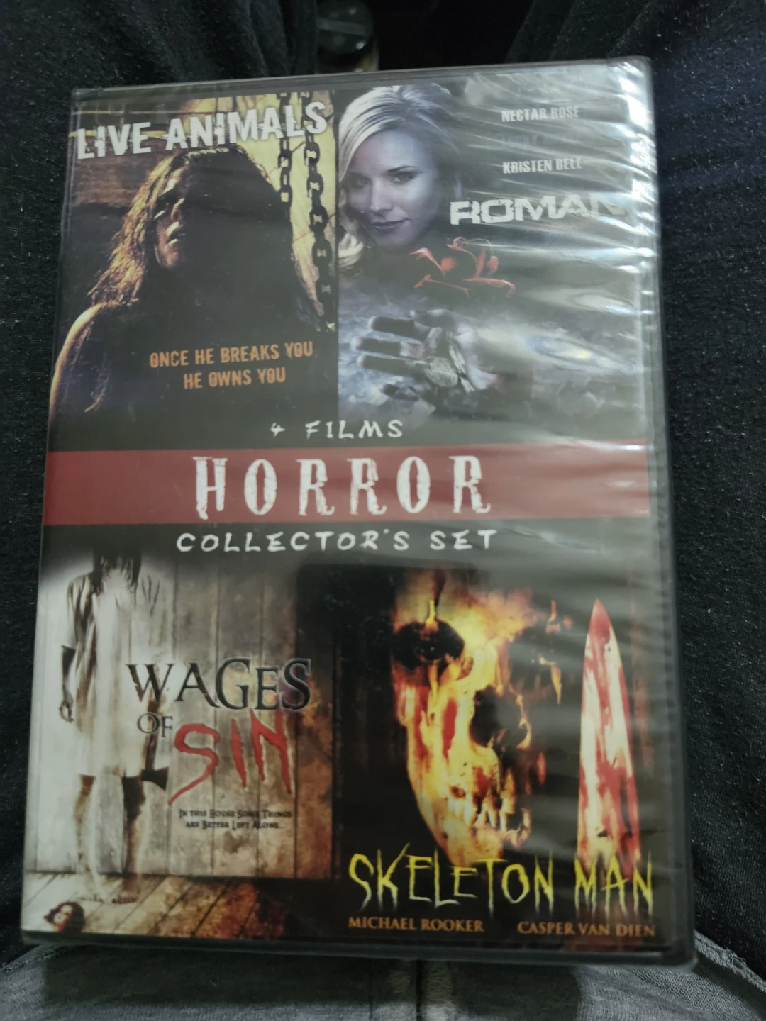 4 Film Horror Collector's Set: Live Animals, Roman,