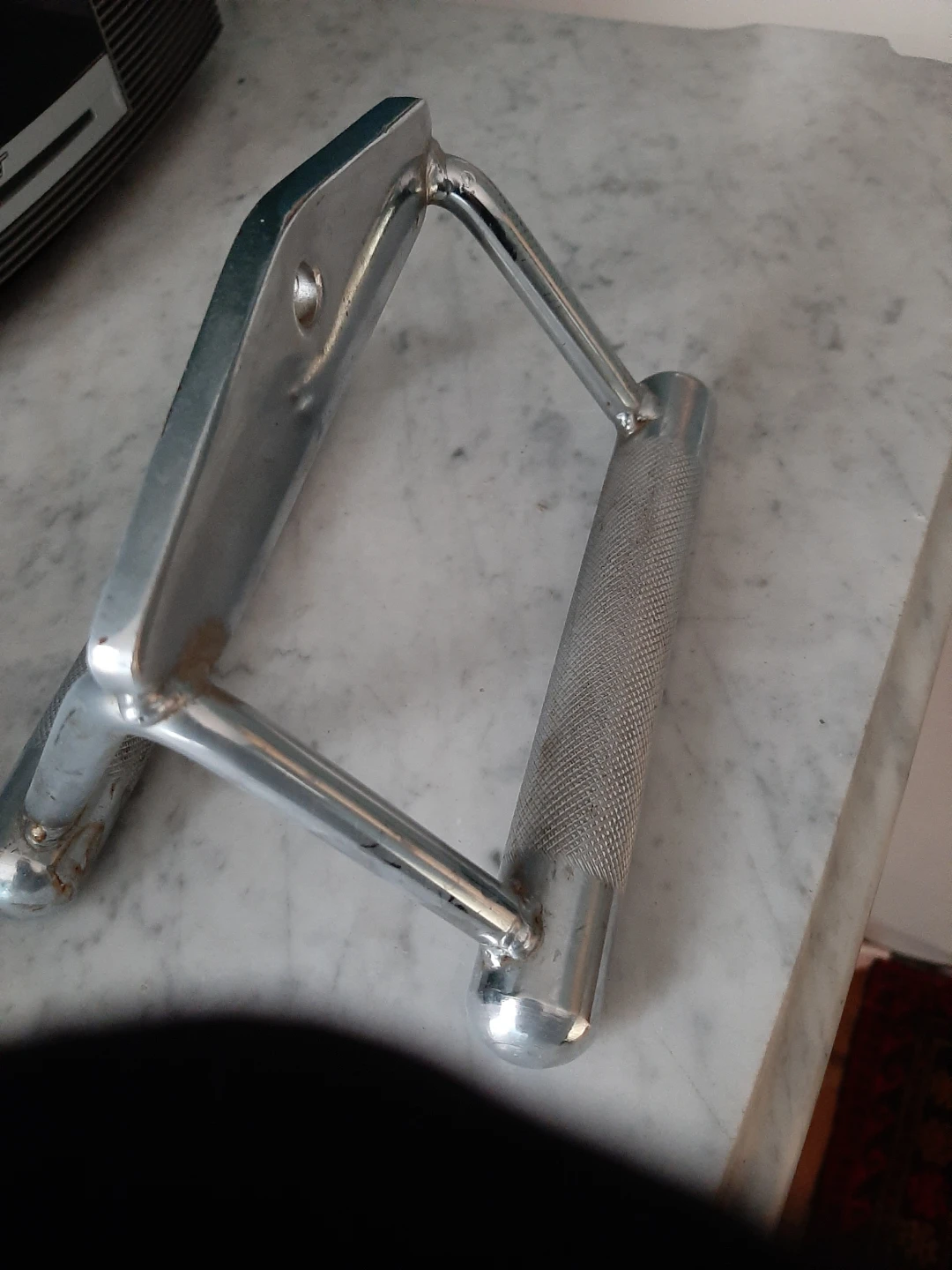 Chrome V-Bar Cable Machine Handle - photo 2
