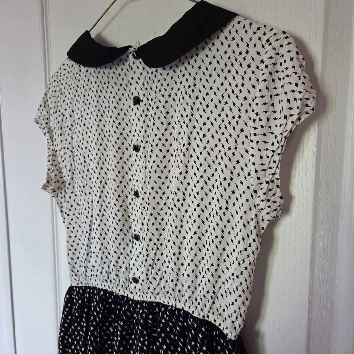 Black and White Summer Dress - photo 4