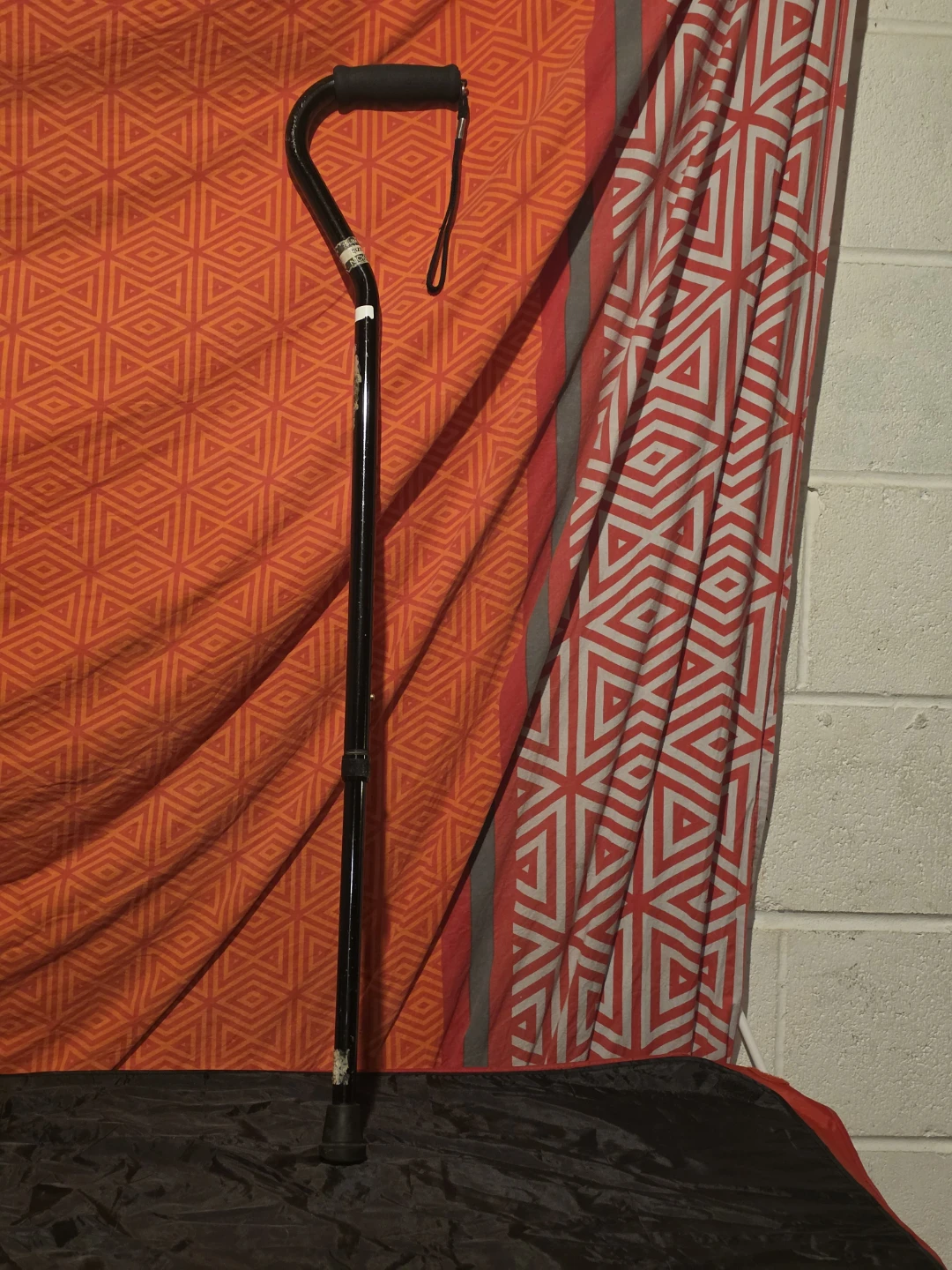 Adjustable Black Walking Cane