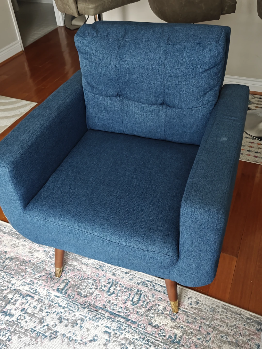 Blue Accent Chair - photo 2