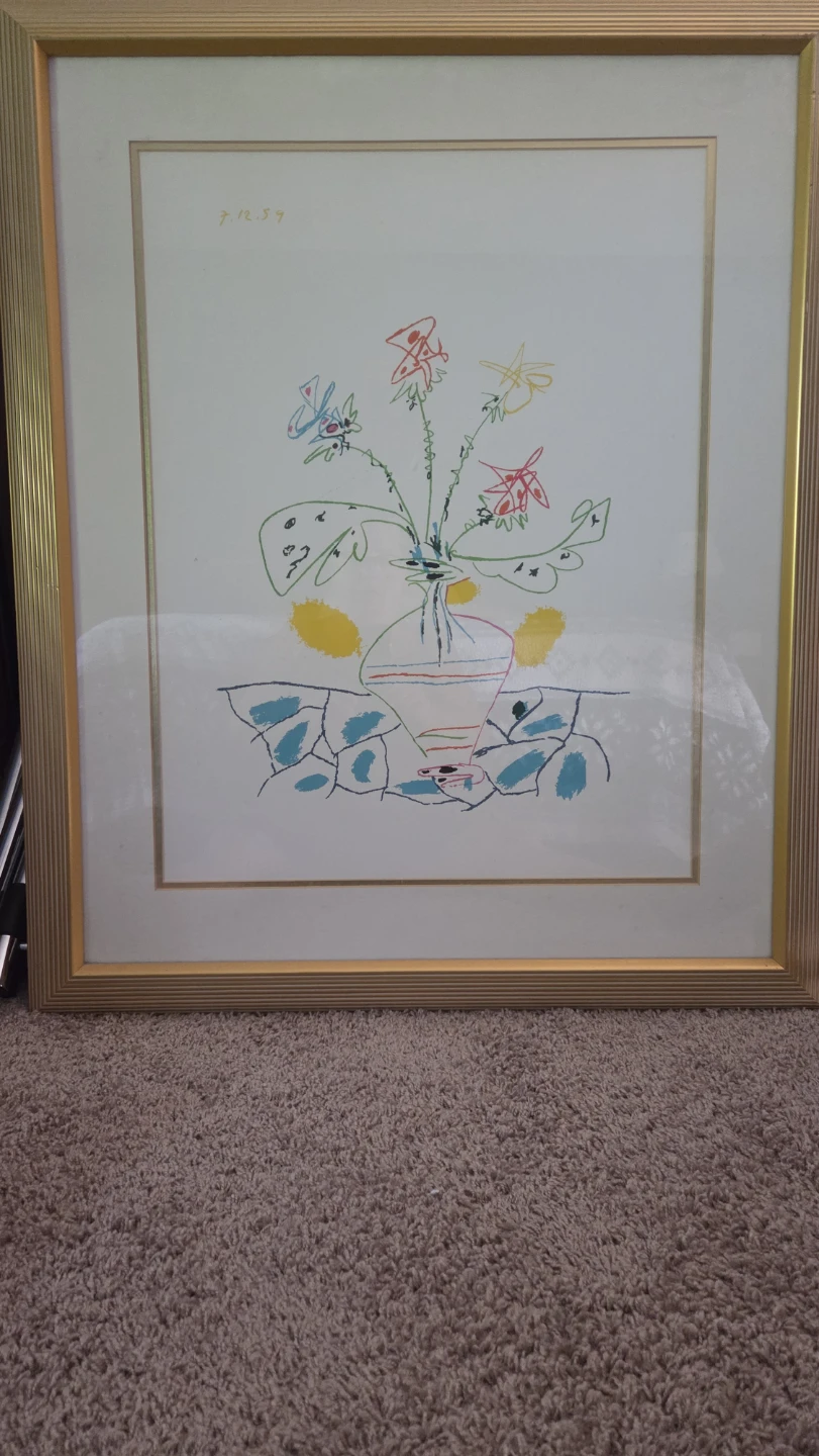 Design Images Inc. "Vase with Flowers" Print