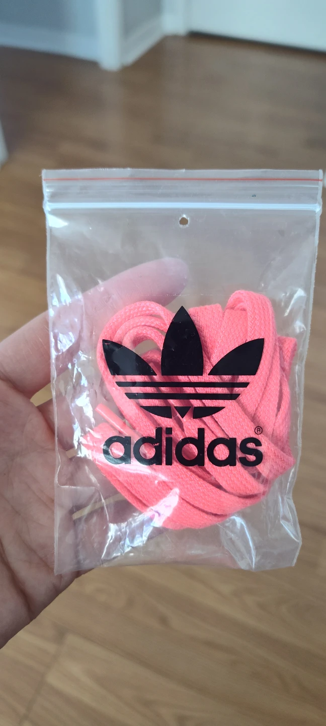 Adidas Shoelaces - Coral Pink