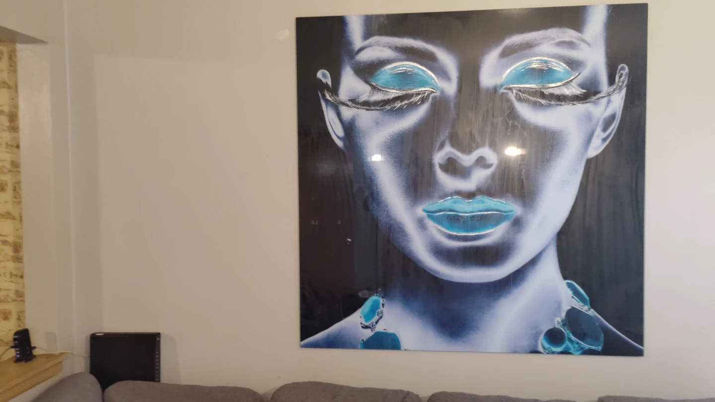 Large Abstract Face Wall Art