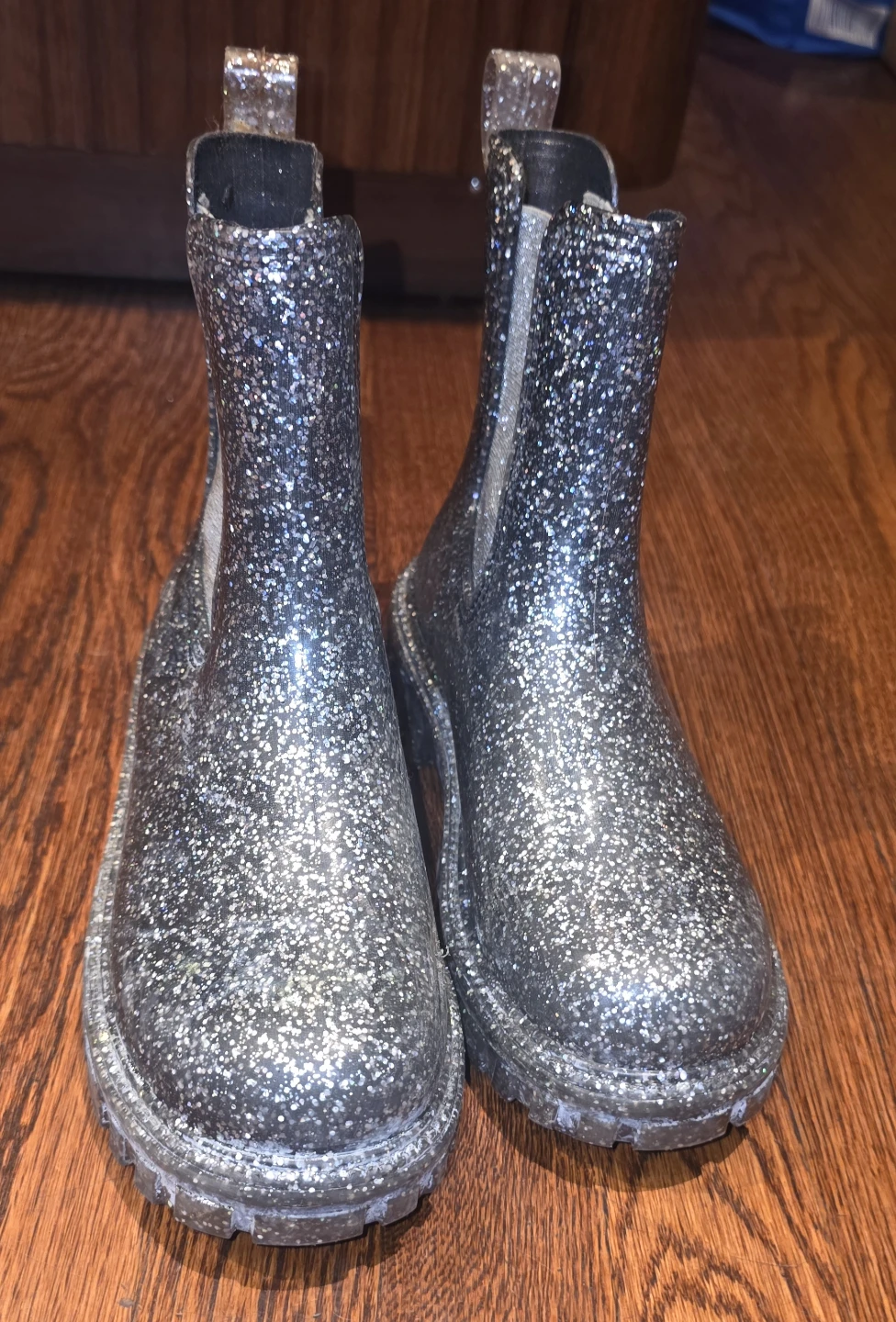Shein Sparkly Glitter Rain Boots
