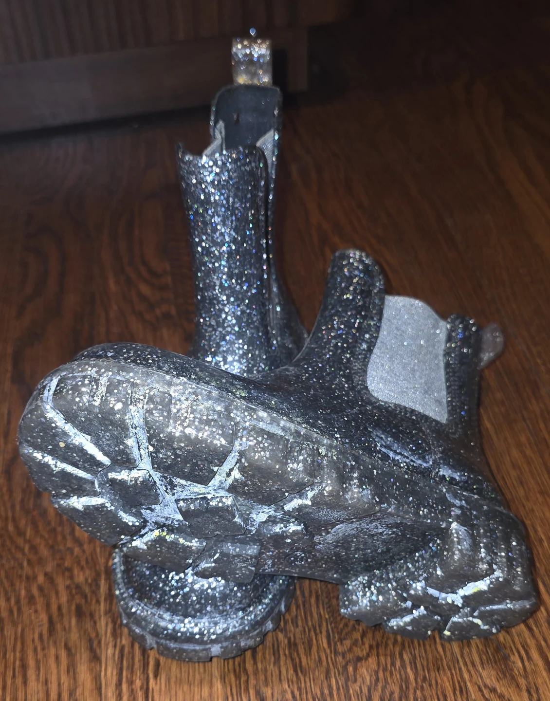 Shein Sparkly Glitter Rain Boots - photo 4