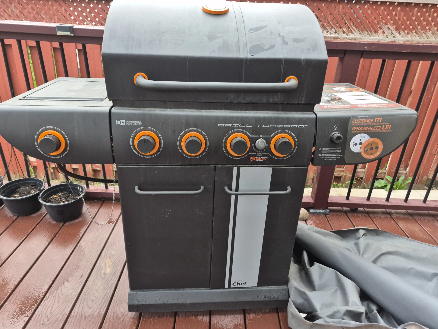 Chef Grill Turismo BBQ includes empty cylinder