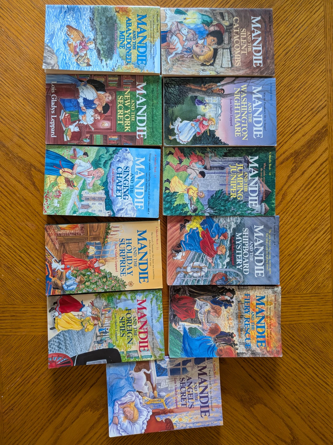 Collection of 11 Mandie Books by Lois Gladys Leppard