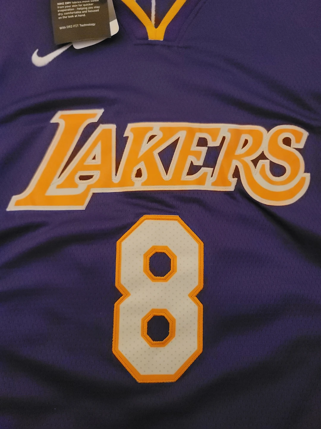 Kobe Bryant Los Angeles Lakers #8 "Black Mamba" Jersey Size 54 - photo 5